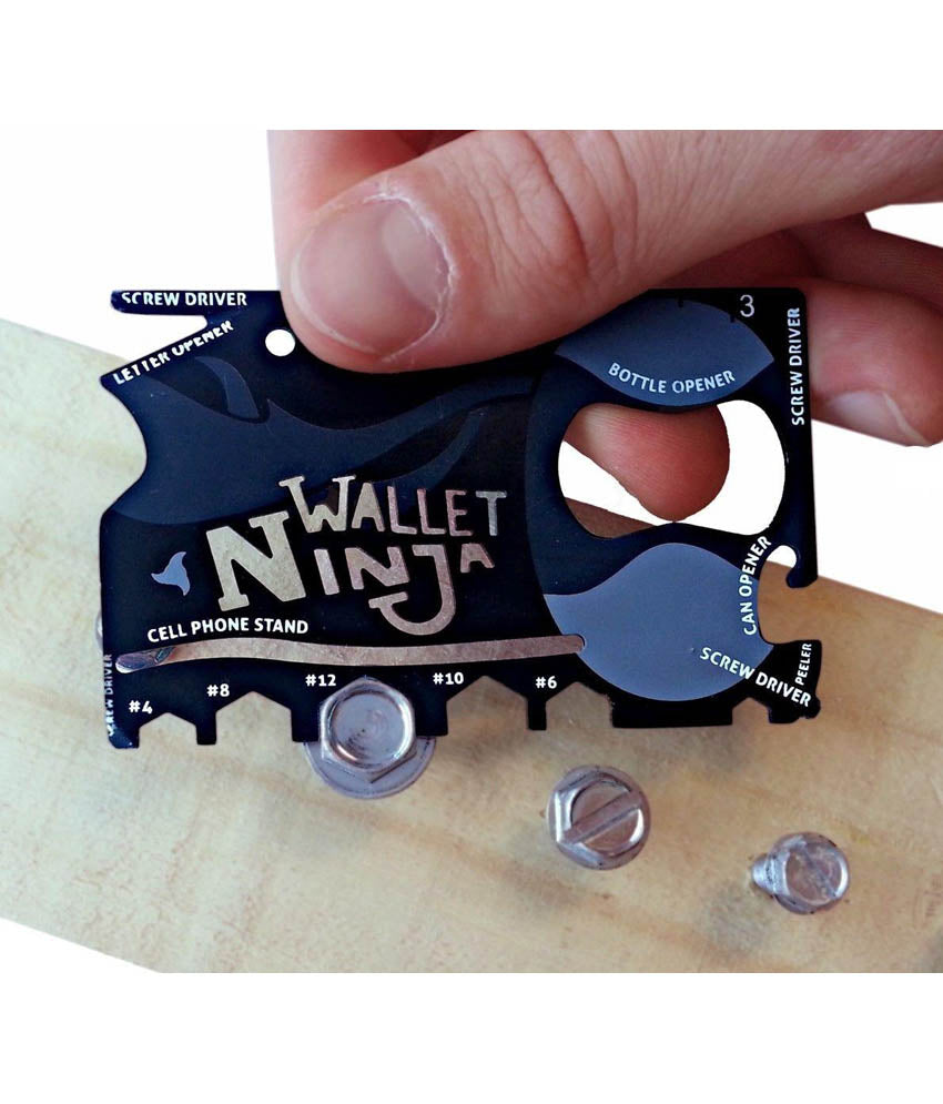 Wallet Ninja - 18 Tools That Fit In Your Wallet