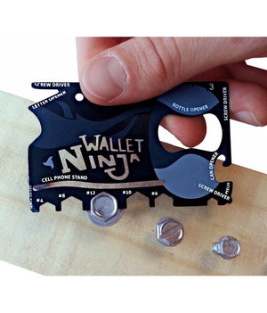 Wallet Ninja - 18 Tools That Fit In Your Wallet