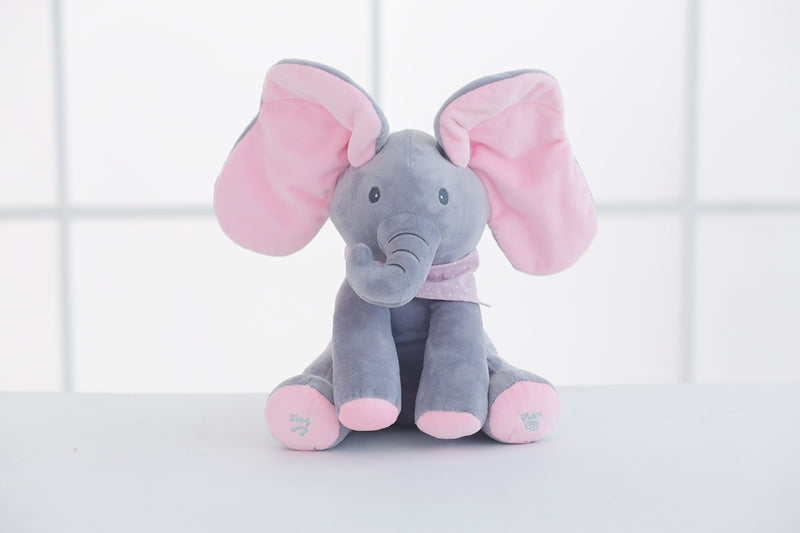 Peek A Boo Elephant Plushie