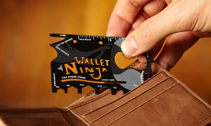 Wallet Ninja - 18 Tools That Fit In Your Wallet