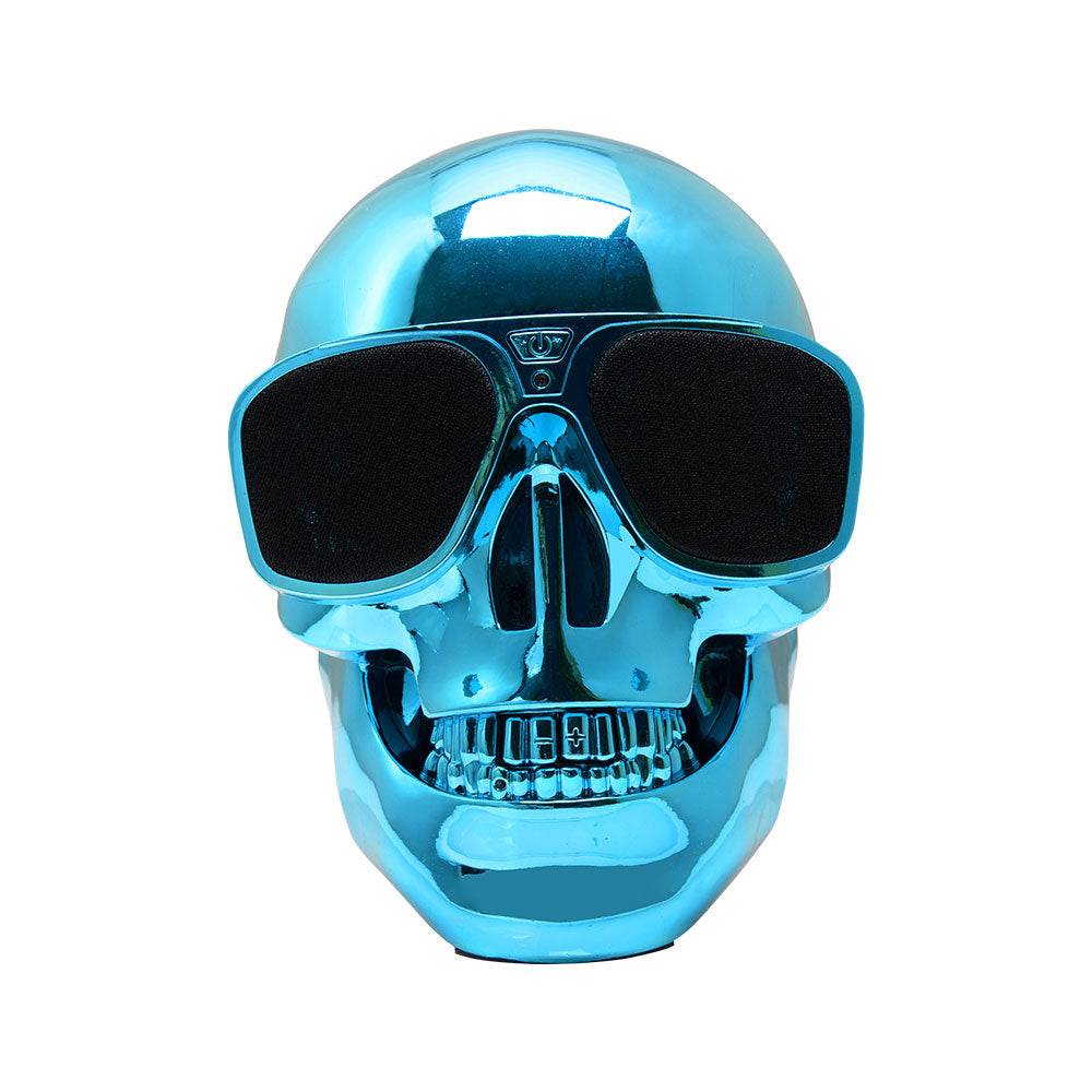 Metallic Skull Bluetooth Speaker