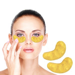 Gold Eye Masks - 10 pairs