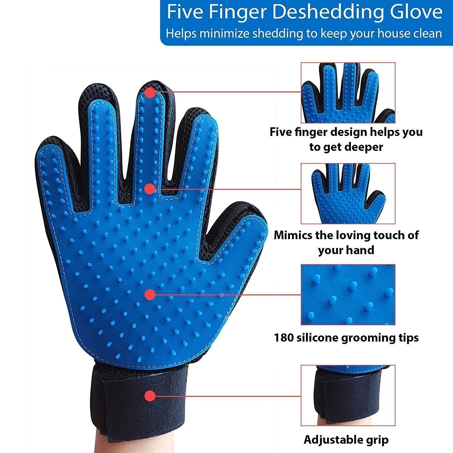 Deshedding Glove