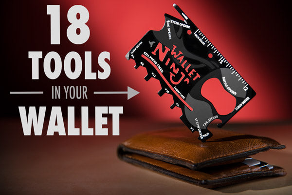 Wallet Ninja - 18 Tools That Fit In Your Wallet